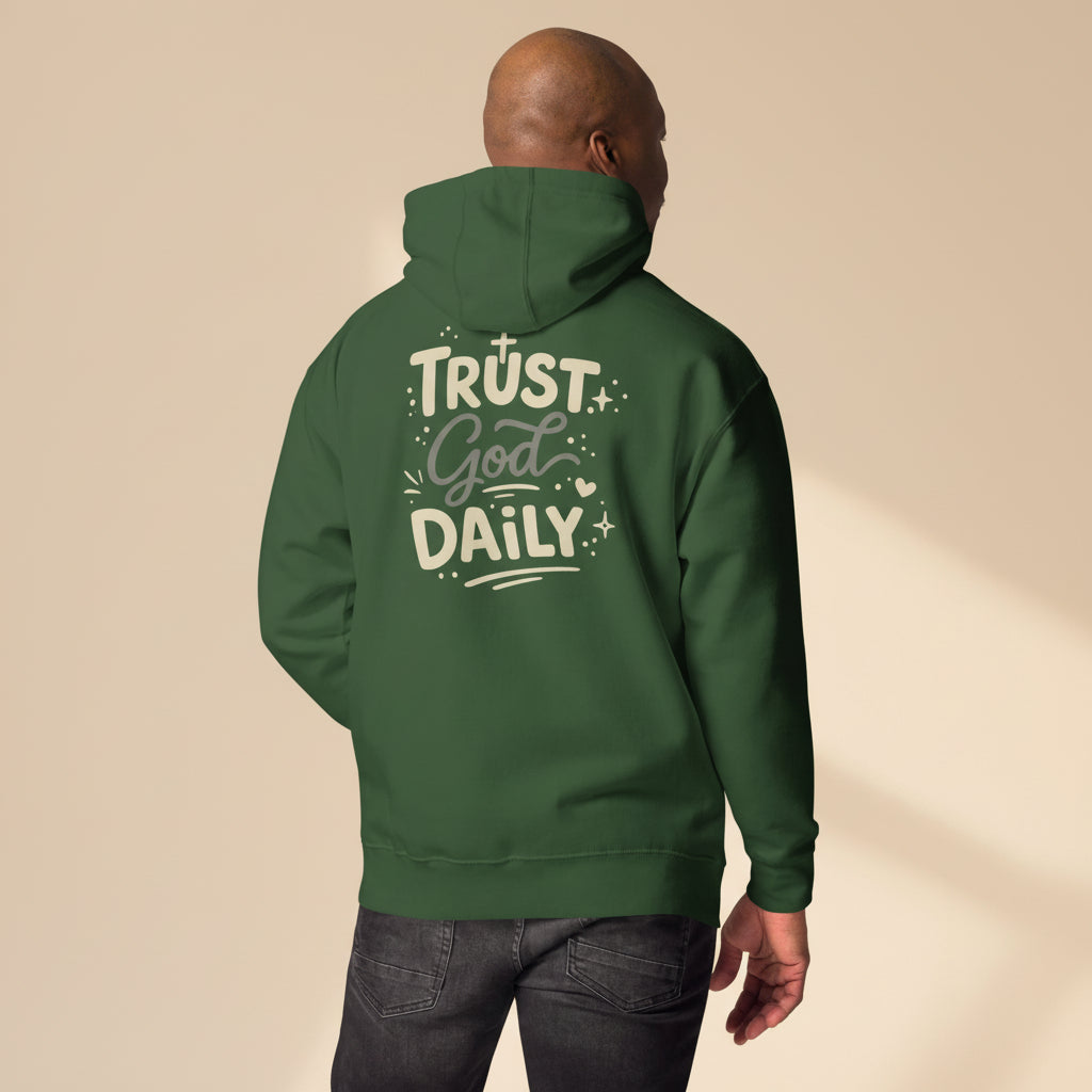 Faith-inspired hoodie for modern men