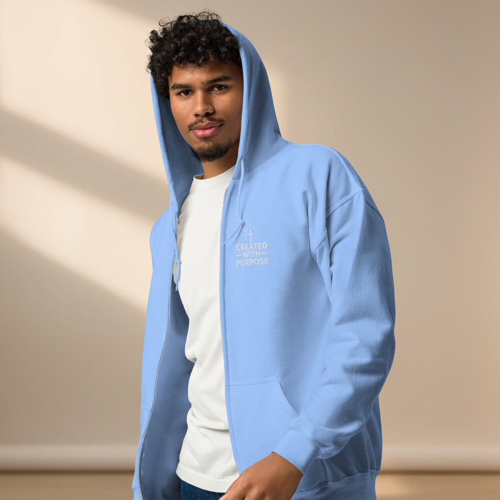 Unisex fleece hoodie for layering