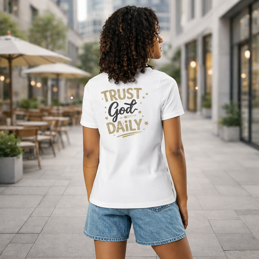 Faith inspired women’s t-shirt soft cotton