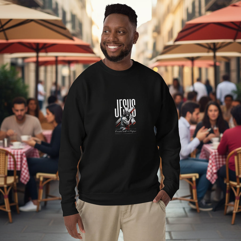 Bible inspired Jesus Christ sweatshirt