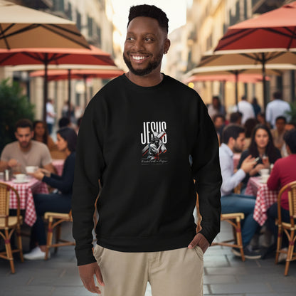 Bible inspired Jesus Christ sweatshirt