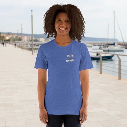 Christian women’s t-shirt close-up fabric texture