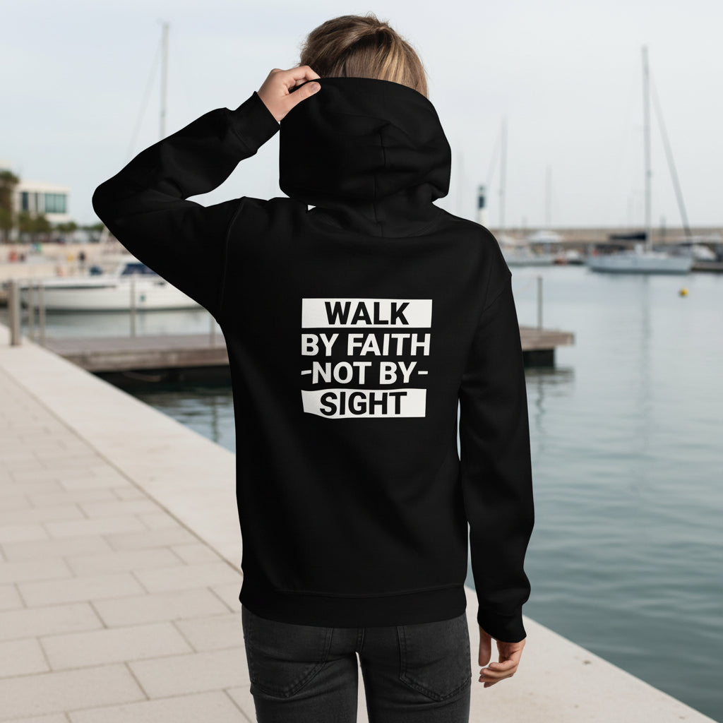 Faith message hoodie cozy everyday wear