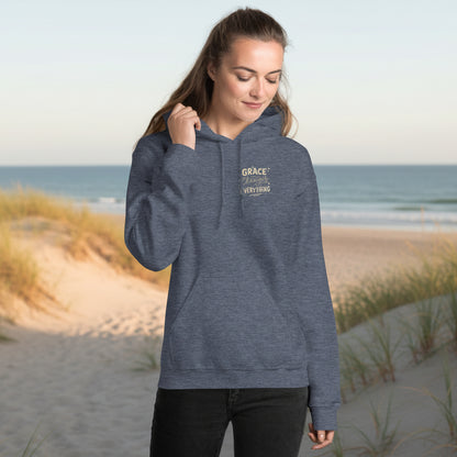 Cozy inspirational hoodie styled for casual outfits