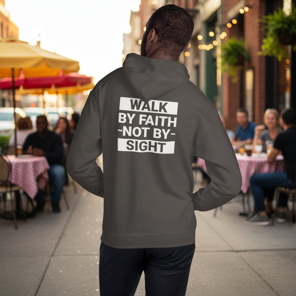 Inspirational faith hoodie streetwear style