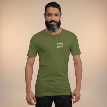 Chosen Not Perfect men’s faith apparel