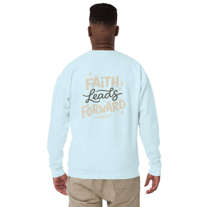 Faith-inspired men’s fleece sweatshirt