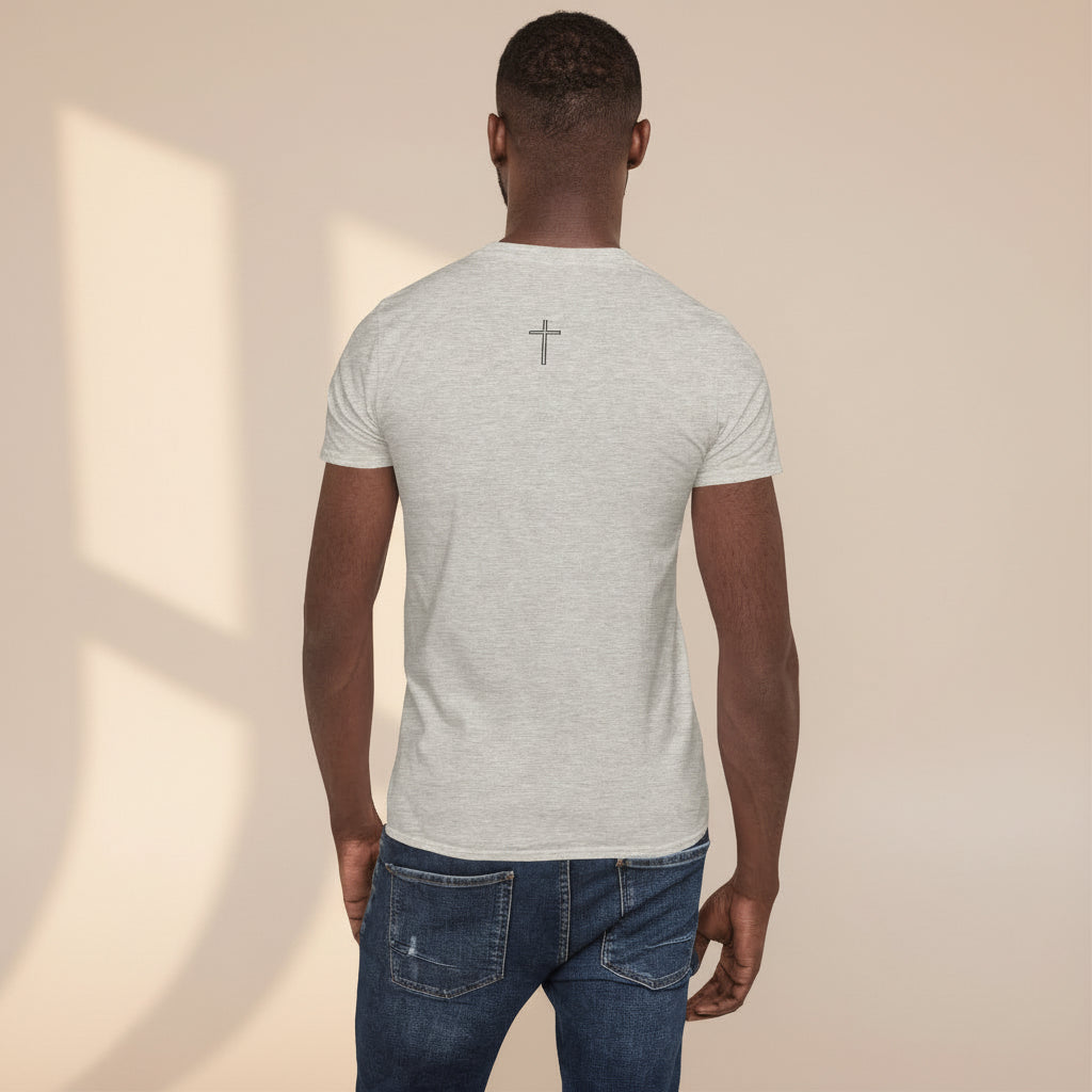 Minimal black and white unisex t-shirt