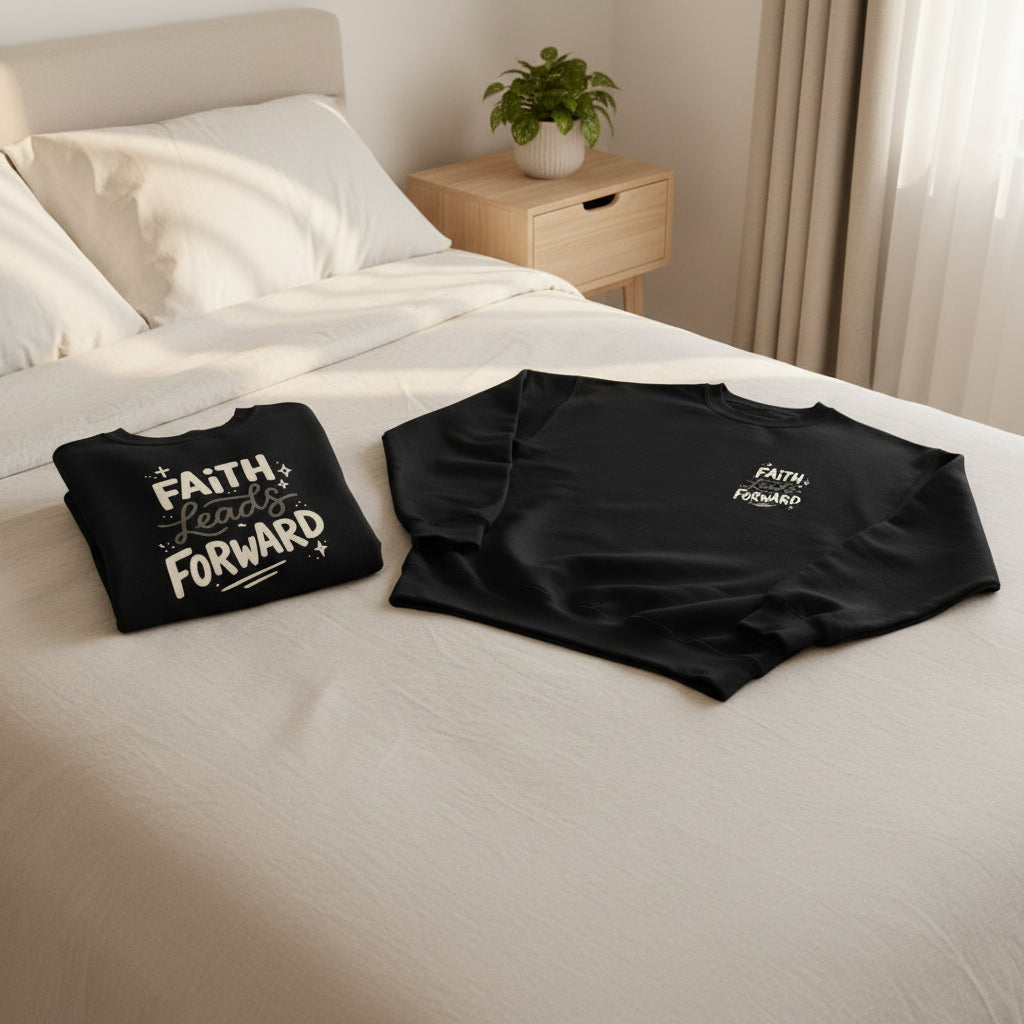 Faith-based streetwear sweatshirt for men