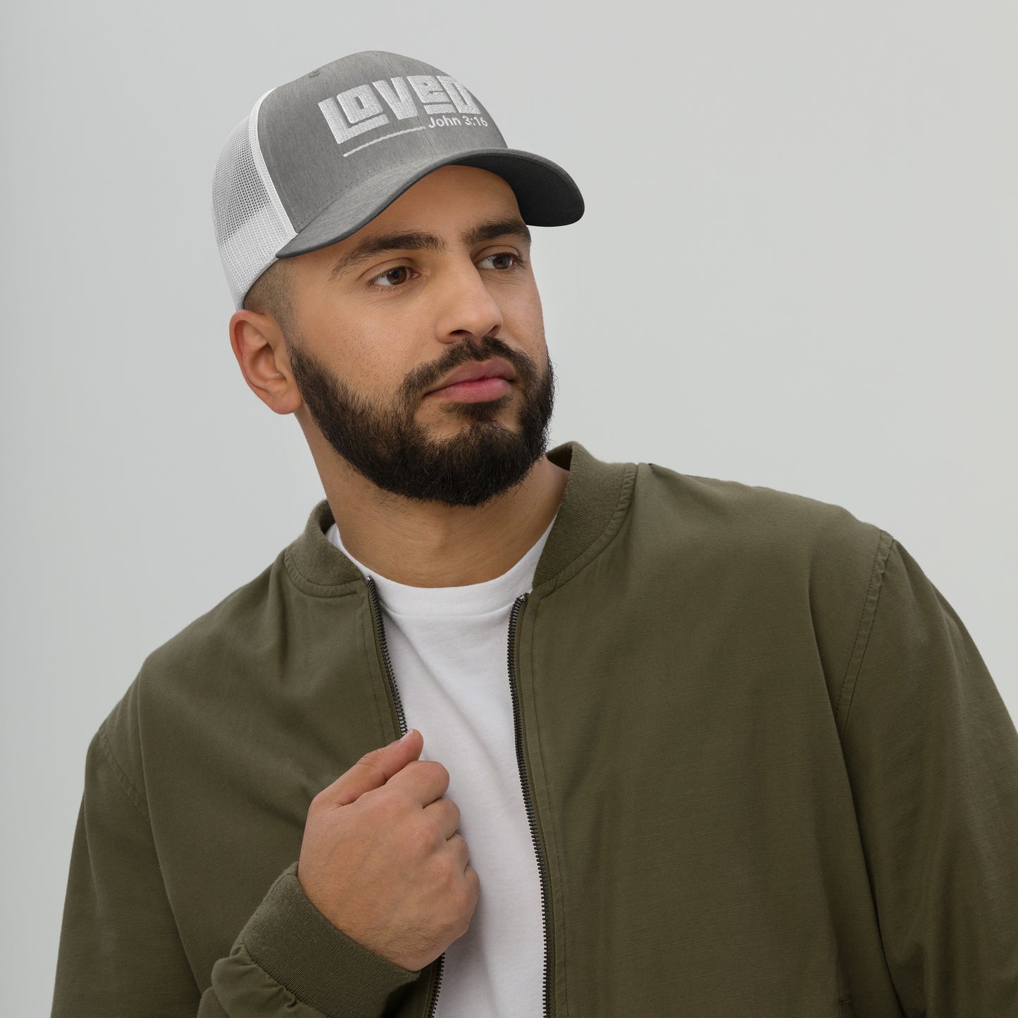 Mesh back Christian hat for everyday faith wear