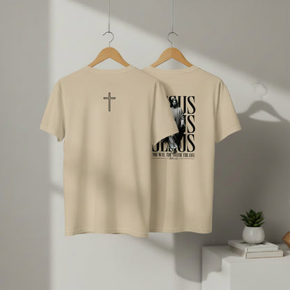 Unisex short-sleeve t-shirt with minimalist front graphic