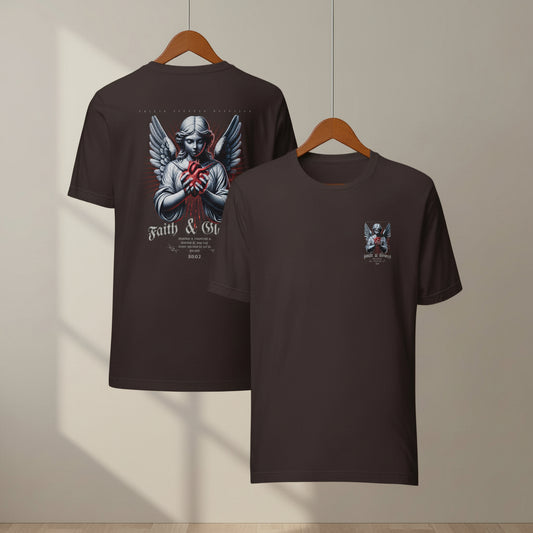 Faith and Glory unisex Christian t-shirt front view