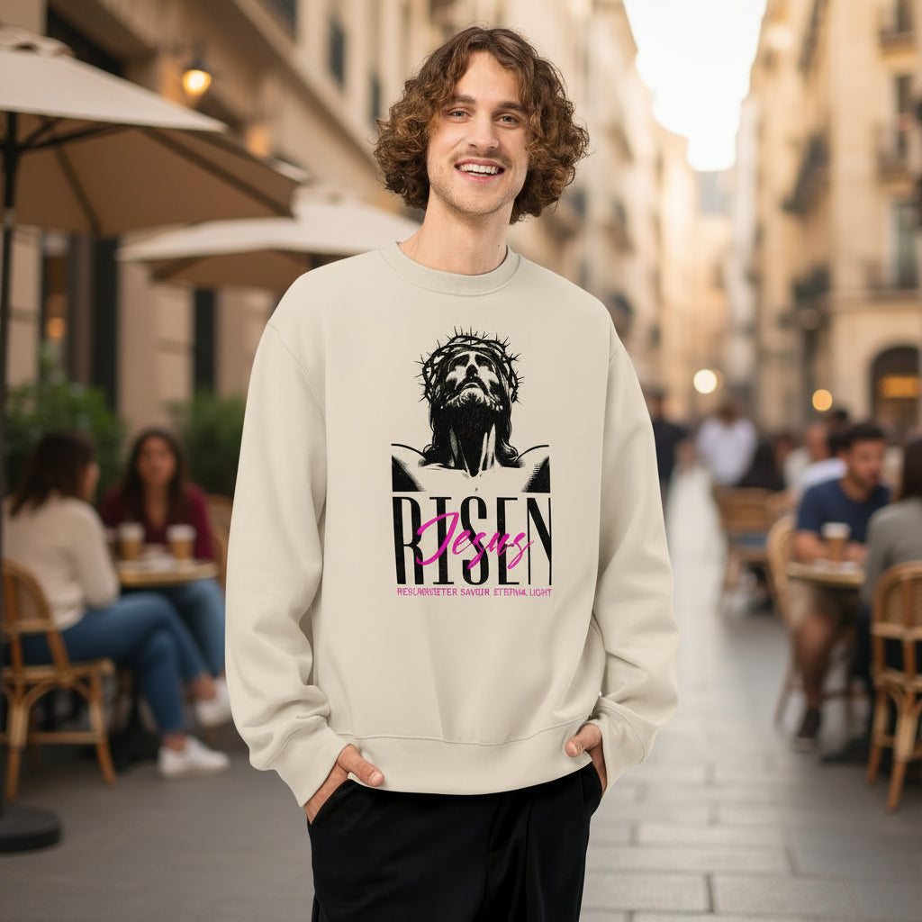 Oversized Christian sweatshirt front design