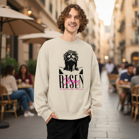 Oversized Christian sweatshirt front design