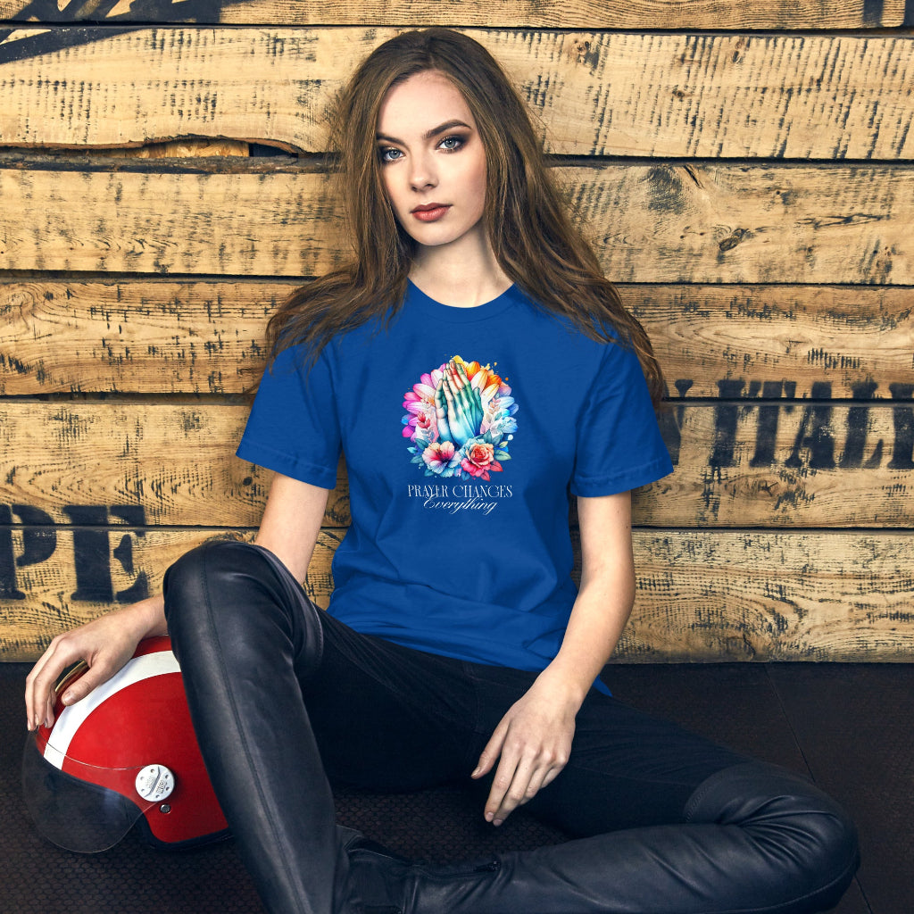 Women’s inspirational graphic t-shirt front design
