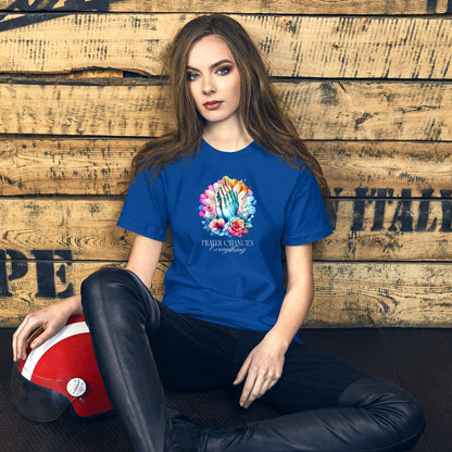 Women’s inspirational graphic t-shirt front design