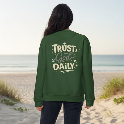 Women’s premium faith sweatshirt minimalist design