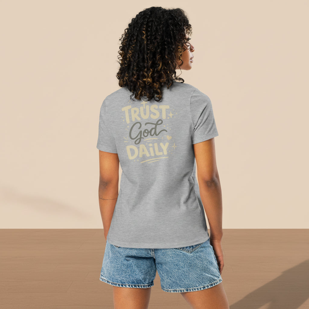 Women’s faith apparel relaxed fit t-shirt