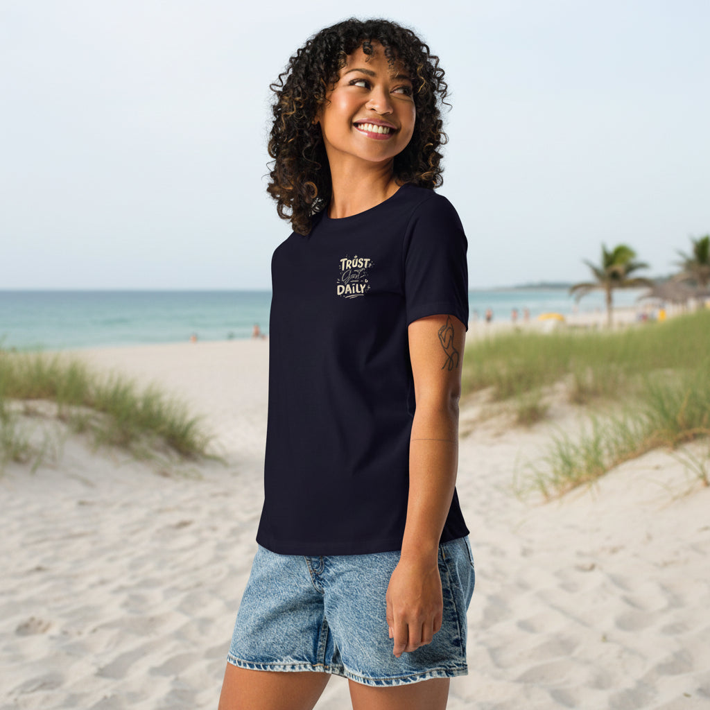 Christian women apparel minimalist faith design