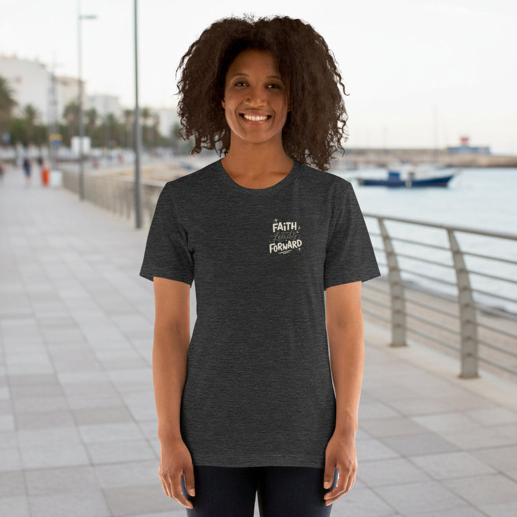 Women’s lifestyle t-shirt with faith message